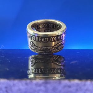 Dont Tread On Me Ring | Coinage Rings® | Made from 999 Fine Silver image 8