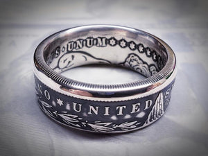 Morgan Silver Dollar Coin Ring | Made from 999 Fine Silver image 3