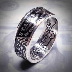 Morgan Silver Dollar Coin Ring | Made from 999 Fine Silver image 7