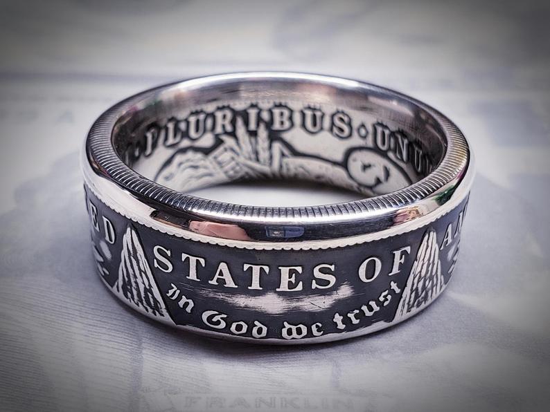 Morgan Silver Dollar Coin Ring | Made from 999 Fine Silver image 0
