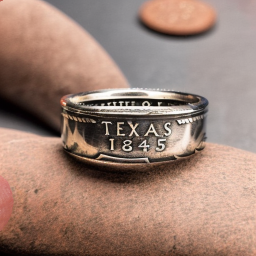 Silver State Quarter Coin Ring image 3